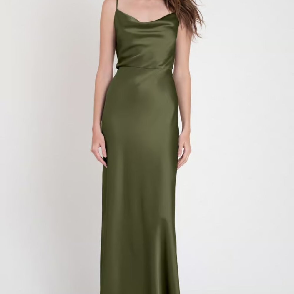 Jenny Yoo Sylvie dress in Olive
